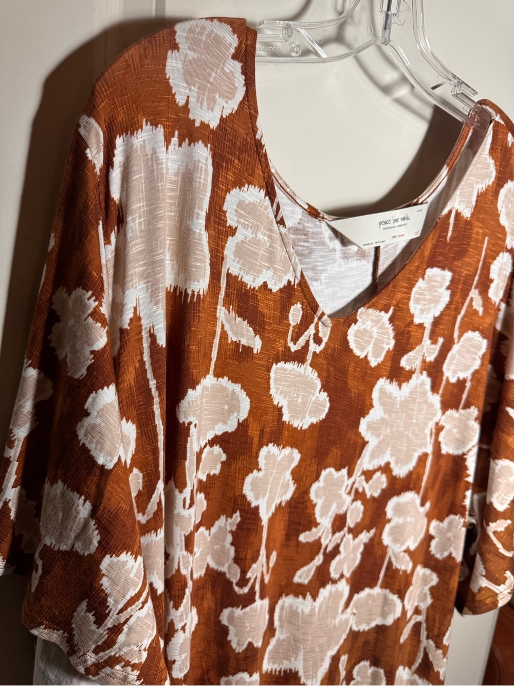 Peace Love World Women's Dress  bohemme collection 3XP - Picture 5 of 6